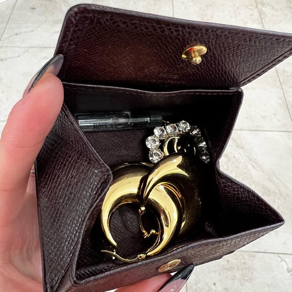 Louis Vuitton Taiga Pocket Storage Coin Pouch Vintage - Picture 2 of 10